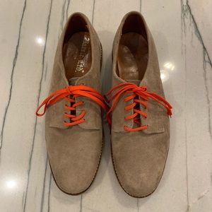 Vintage Suede Oxfords